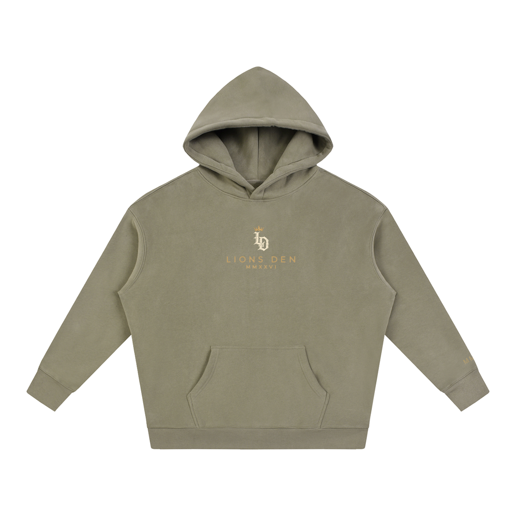 Crowned Gothic LD Oversized Fleece Hoodie