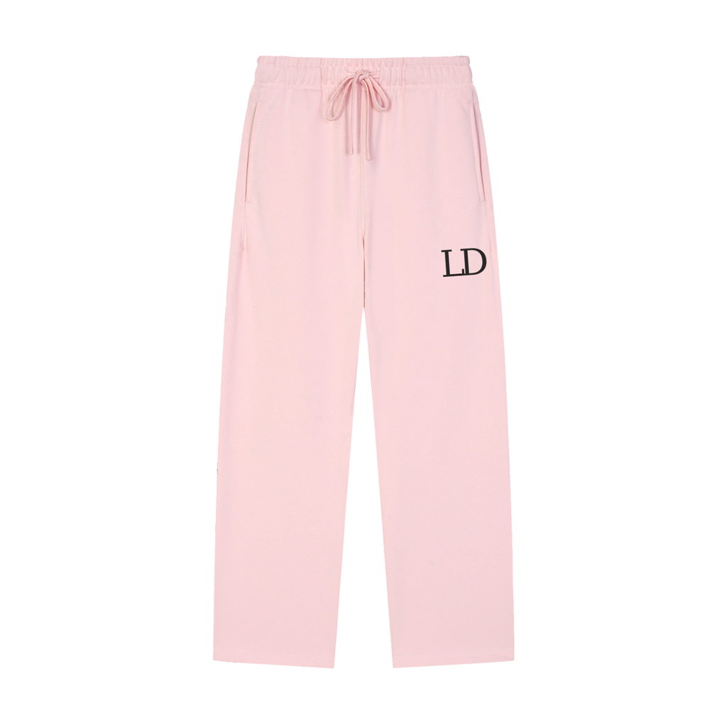 LD Minimal Straight-Leg Sweatpants