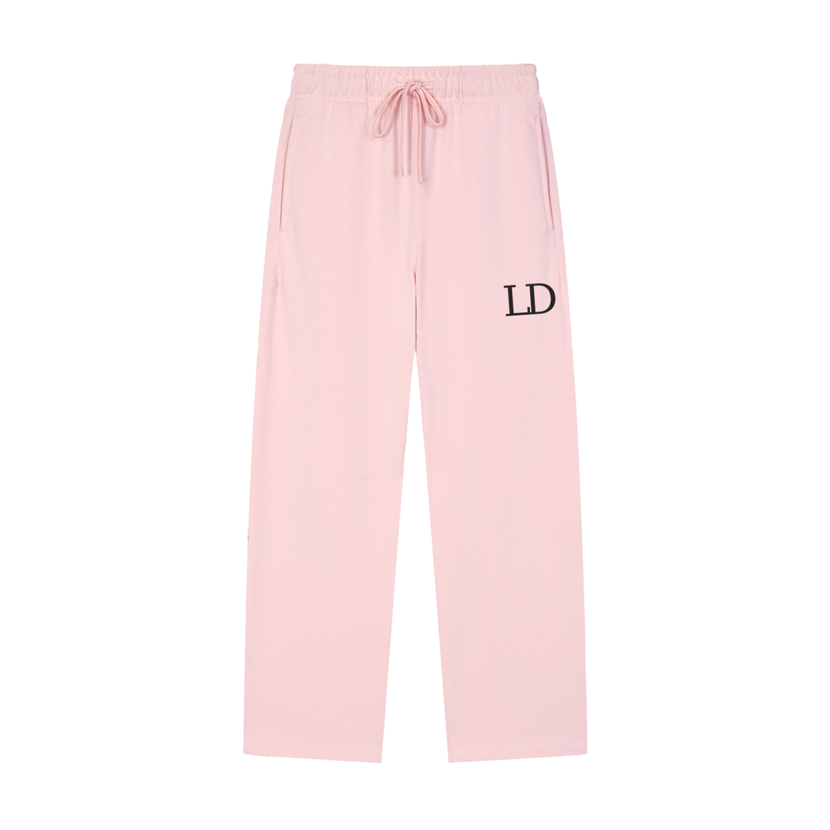LD Minimal Straight-Leg Sweatpants