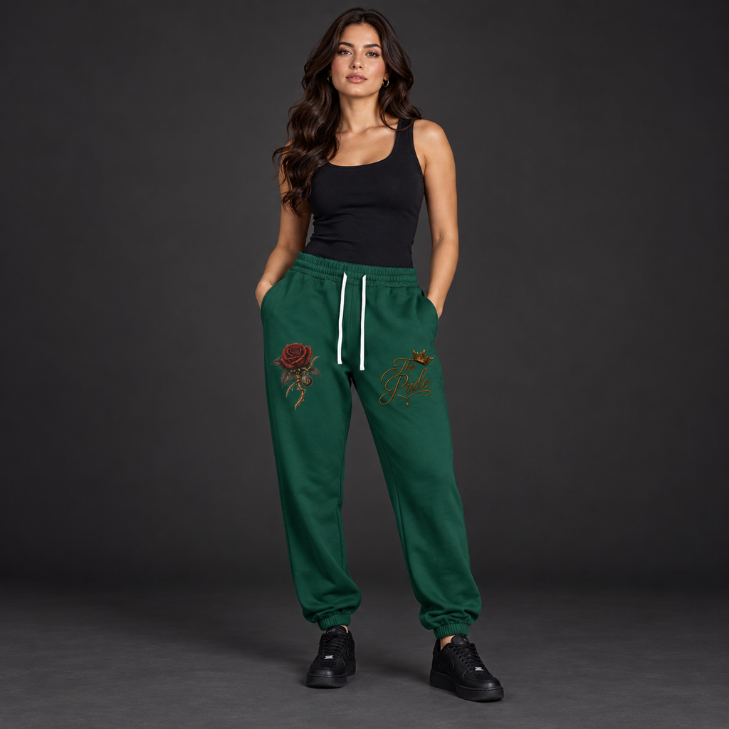 Pride Rose Essential Sweatpants on female model
