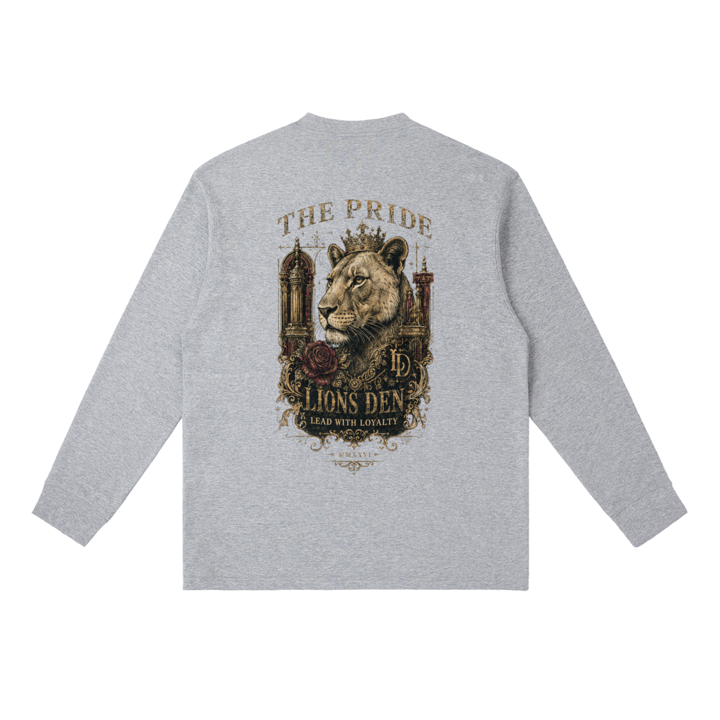The Pride City Lion Crewneck Long-Sleeve Top