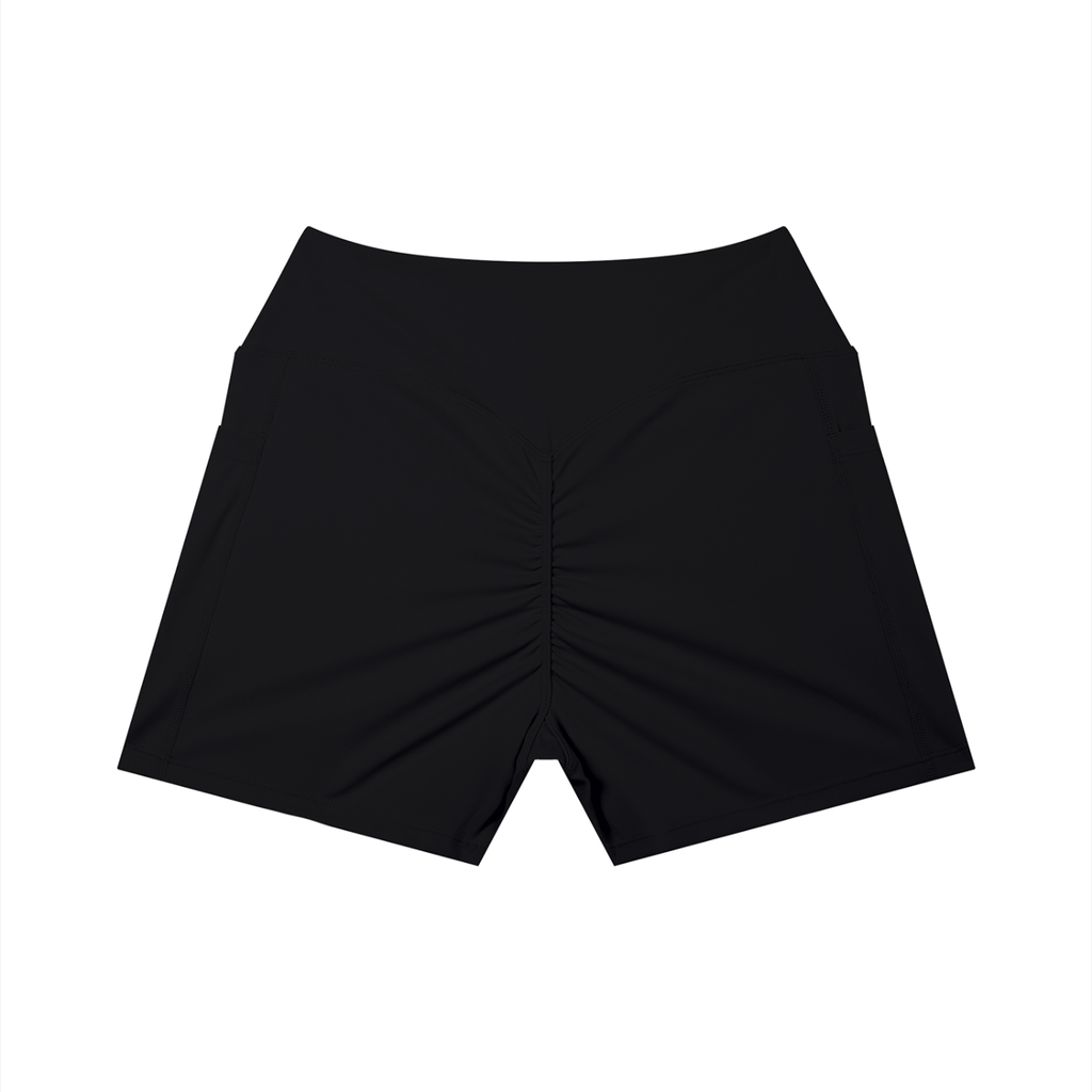 LD Side Mark Women’s High-Rise Pocket Yoga Shorts