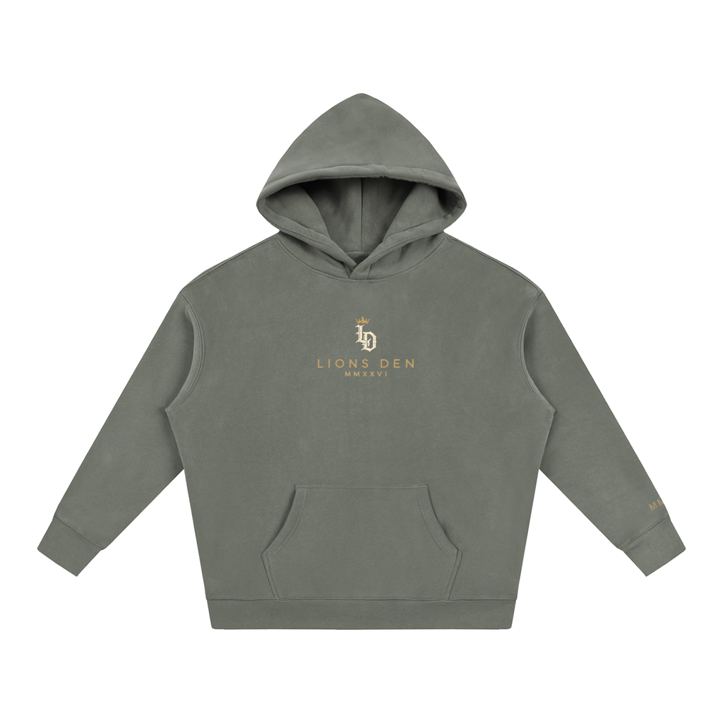 Crowned Gothic LD Oversized Fleece Hoodie