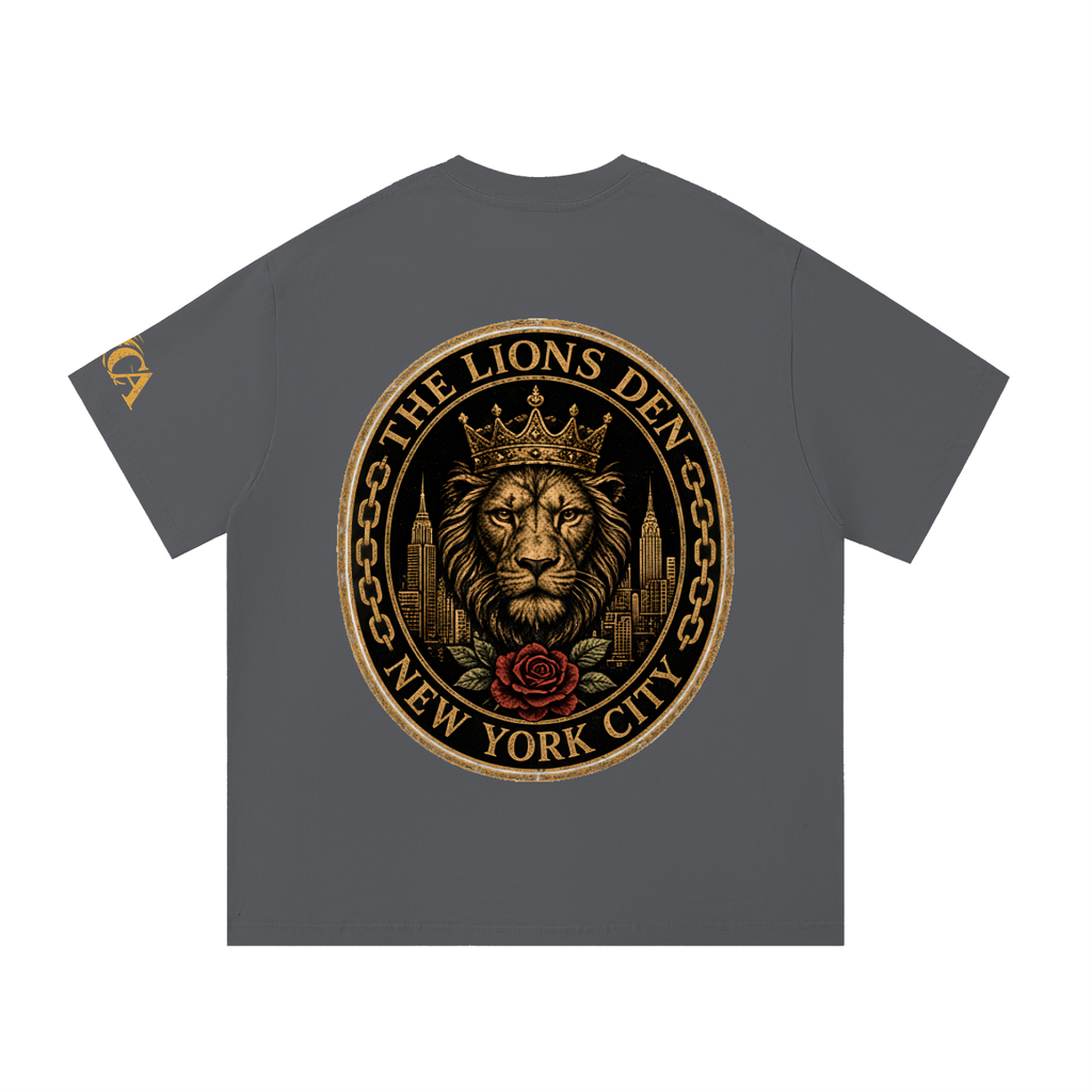 Lions Den New York City Emblem Oversized Tee