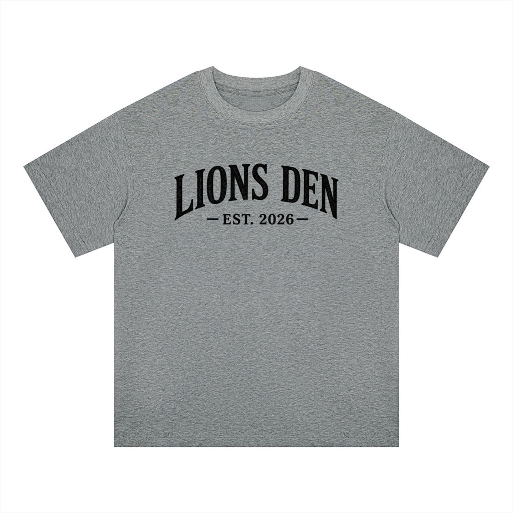 Lions Den Athletic Oversized Drop-Shoulder Tee