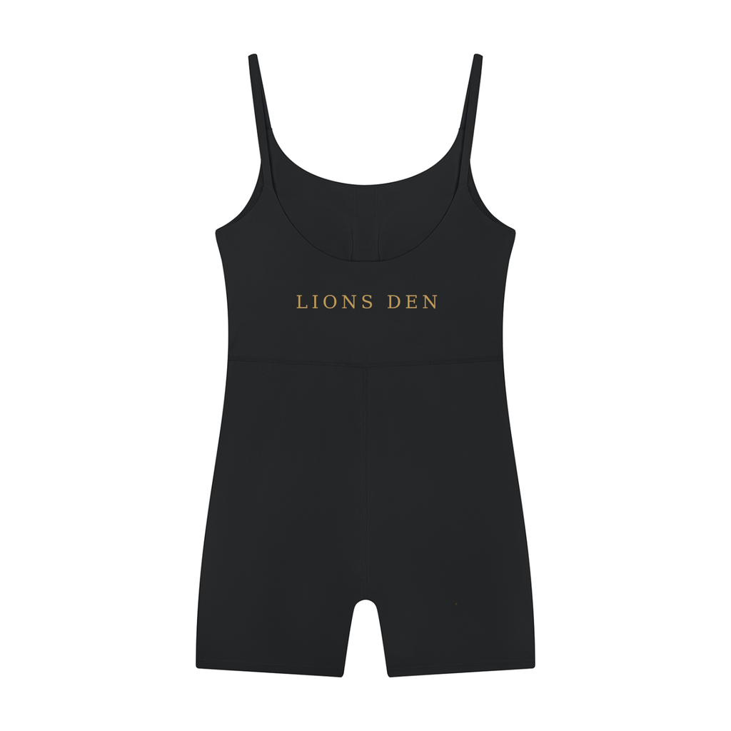 Fierce by Nature Claw-Mark U-Neck Yoga Romper
