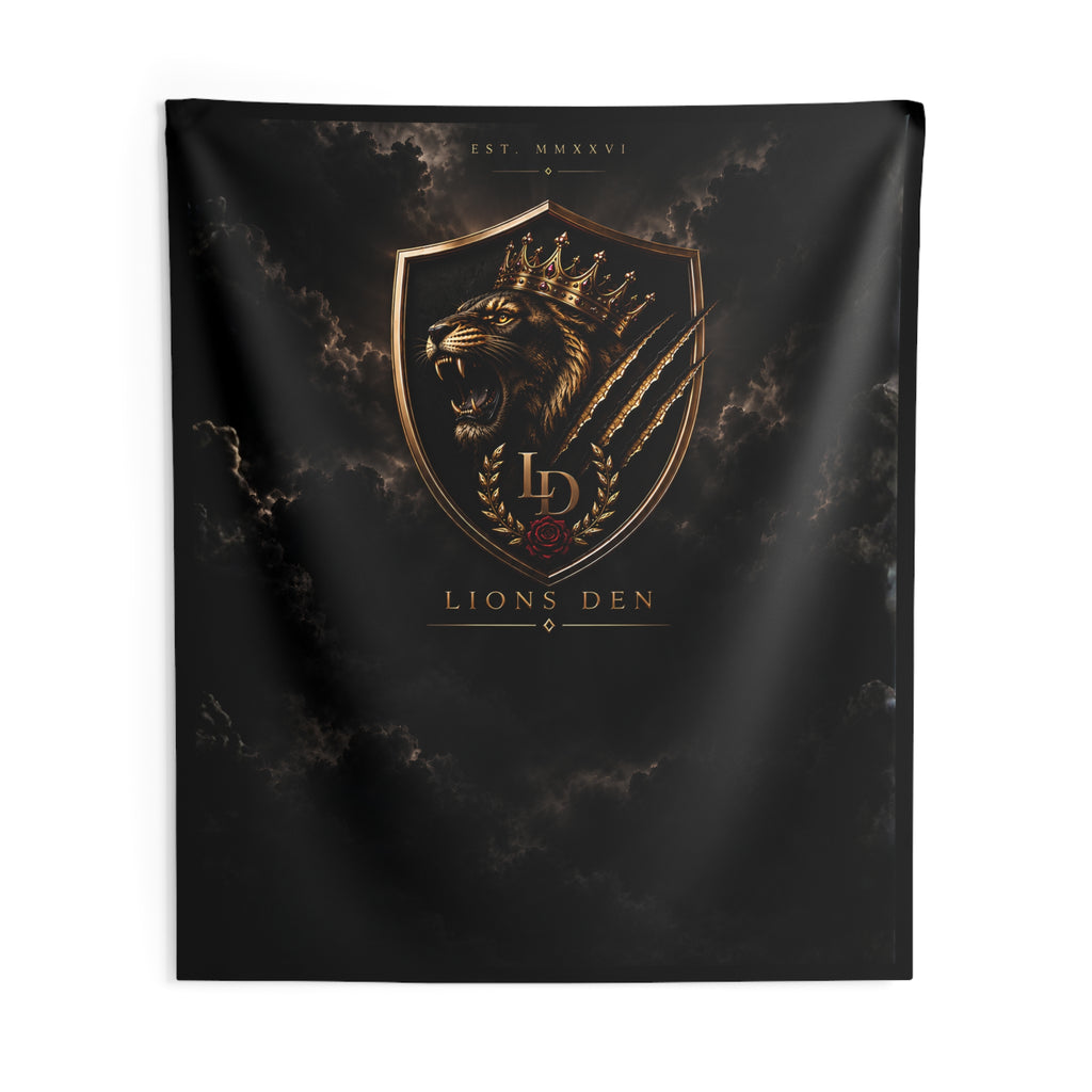 Midnight Lions Den Crest Stream Backdrop