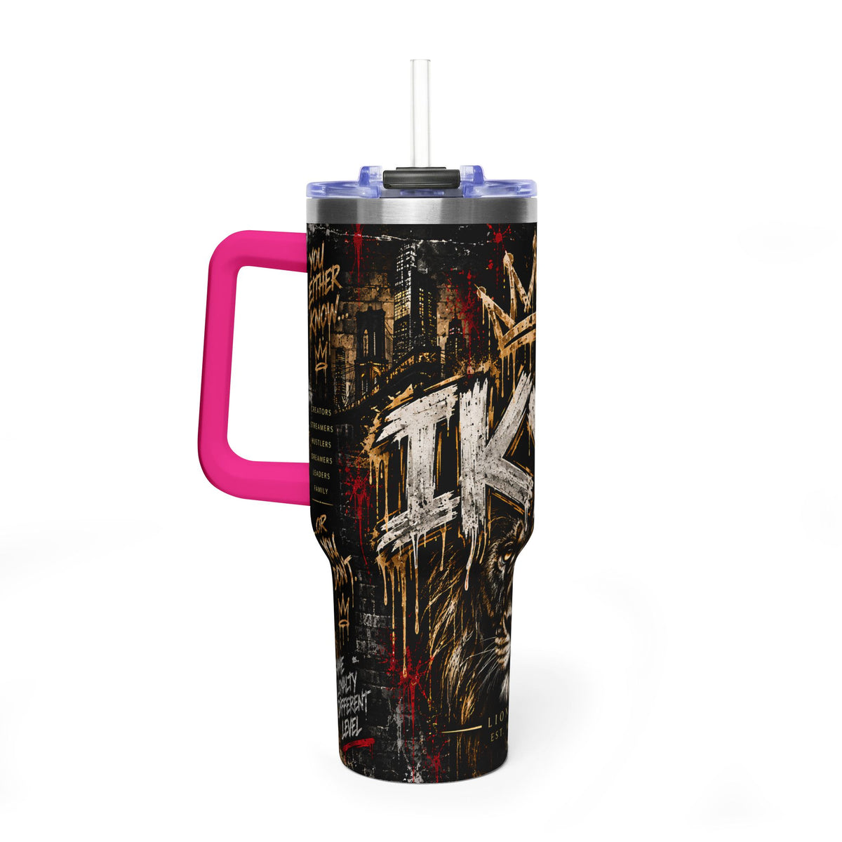 IKYF🦁 Lions Den Tumbler, 40oz