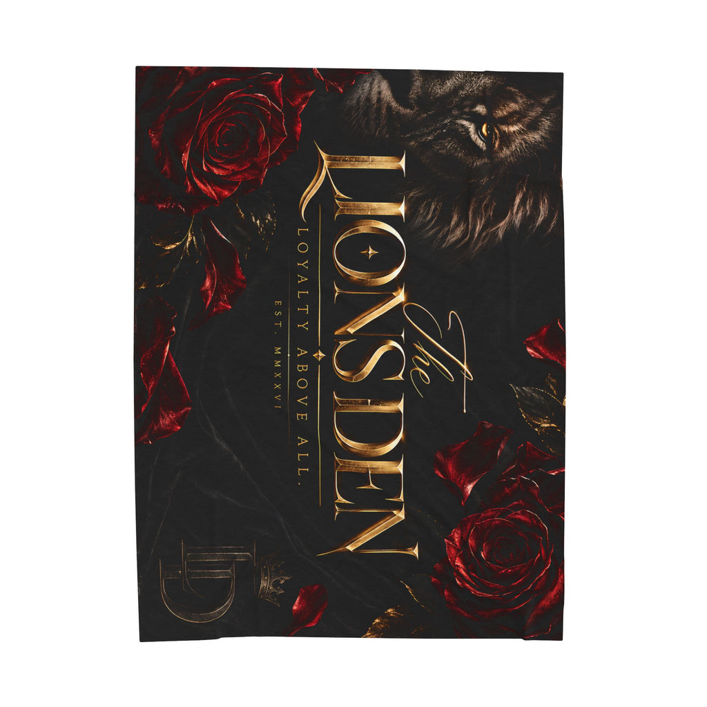 Loyalty Above All Roses Velveteen Blanket