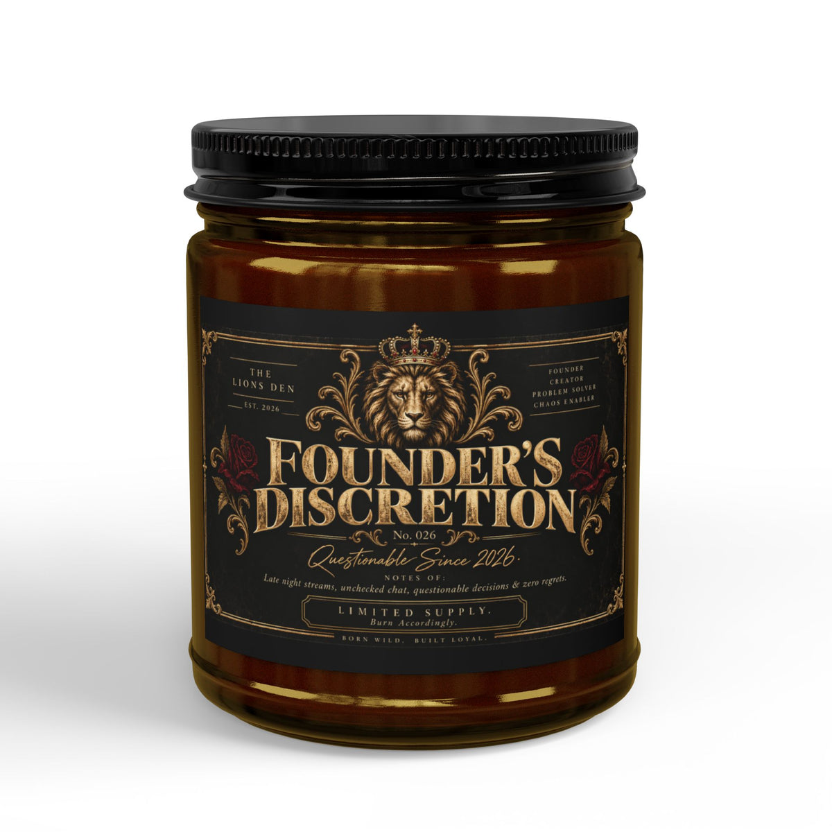 Founder’s Discretion Soy Candle
