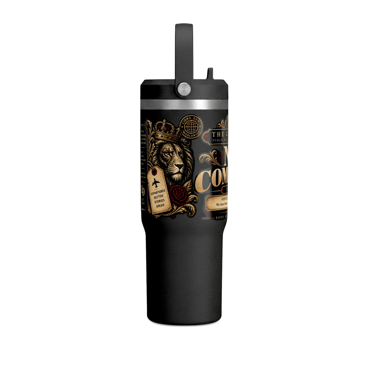 No Comment Lions Den Insulated Bottle, 32oz