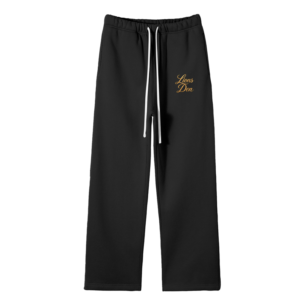 Lions Den Script Straight-Leg Fleece Pants