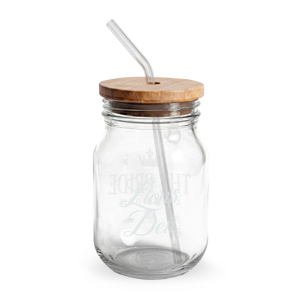 The Pride Engraved Sipper Glass with Straw, 16oz
