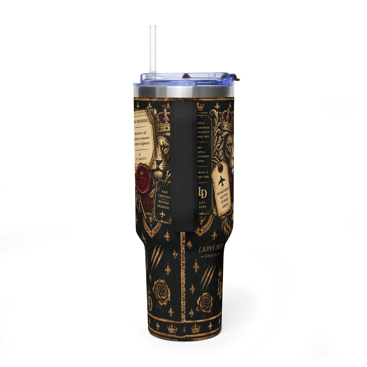 No Comment Lions Den Vacuum Tumbler, 40oz