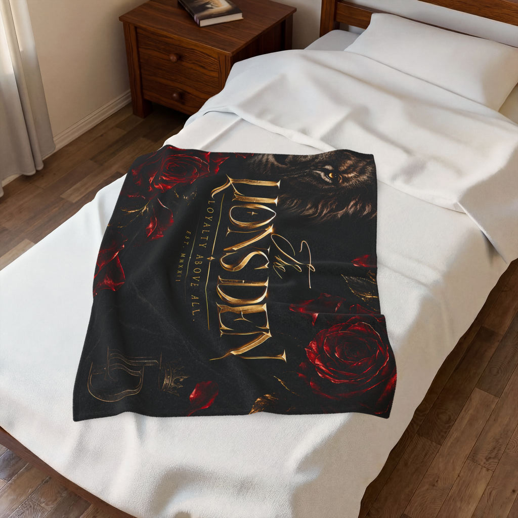 Loyalty Above All Roses Velveteen Blanket
