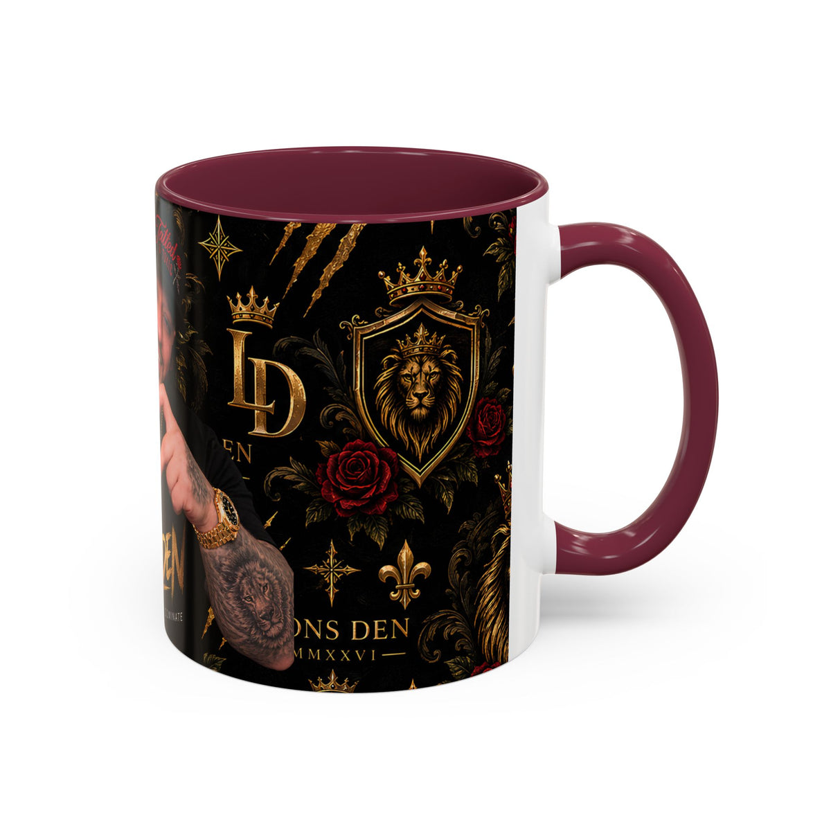 Chris Loves You Accent Coffee Mug