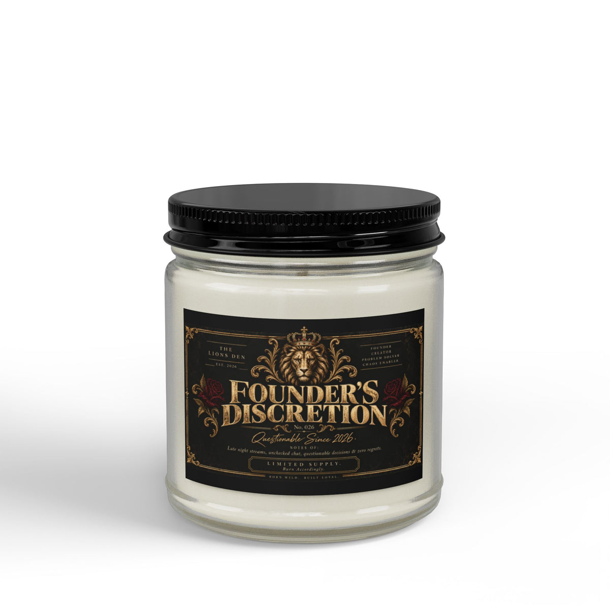 Founder’s Discretion Soy Candle