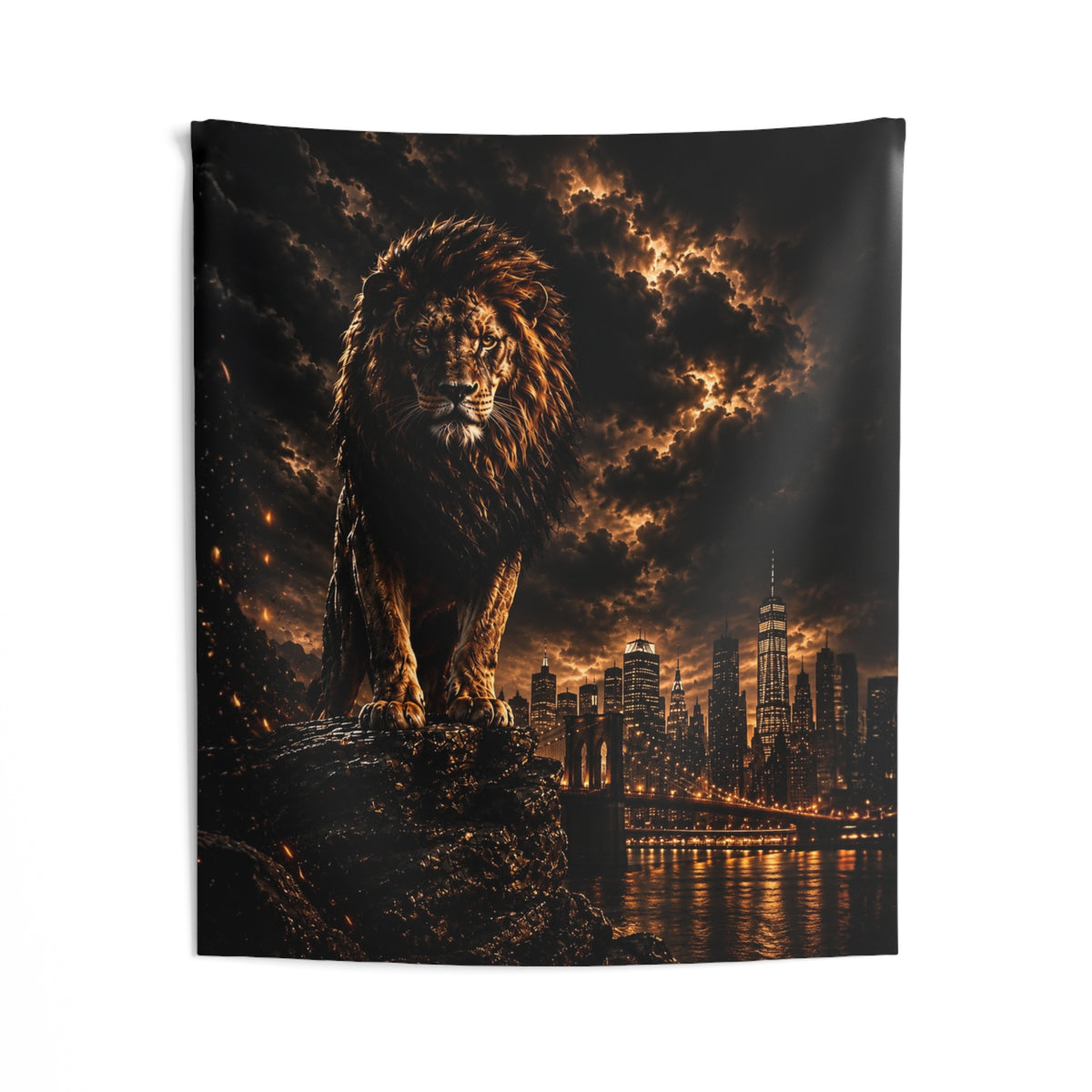 King of the City Stream Backdrop