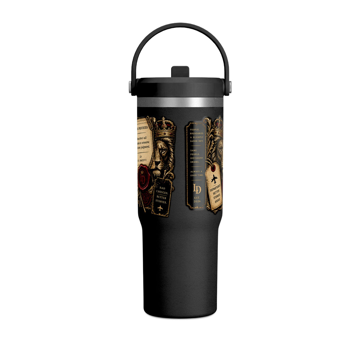 No Comment Lions Den Insulated Bottle, 32oz