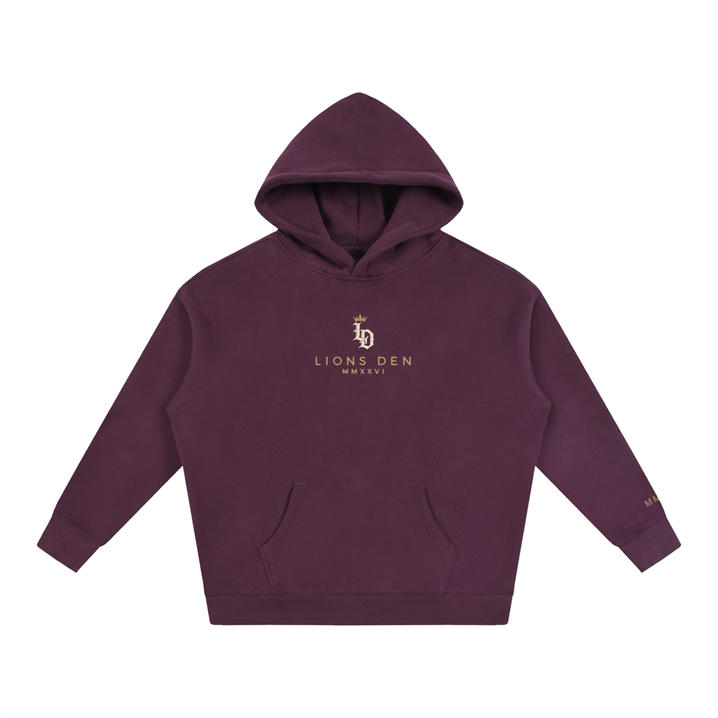 Crowned Gothic LD Oversized Fleece Hoodie