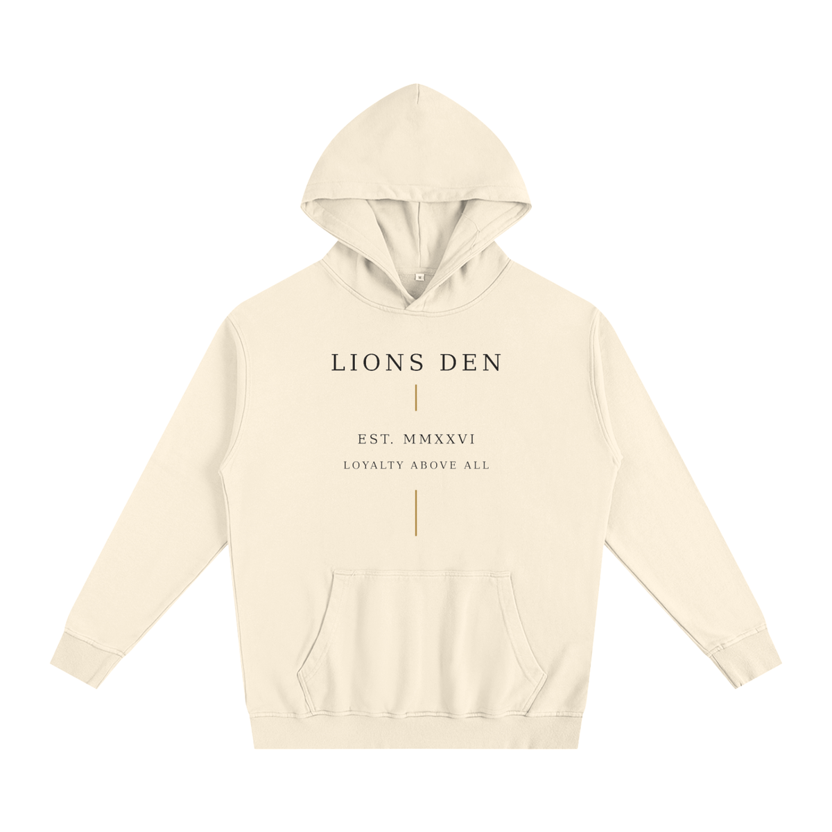 Loyalty Line Oversized Essential Hoodie