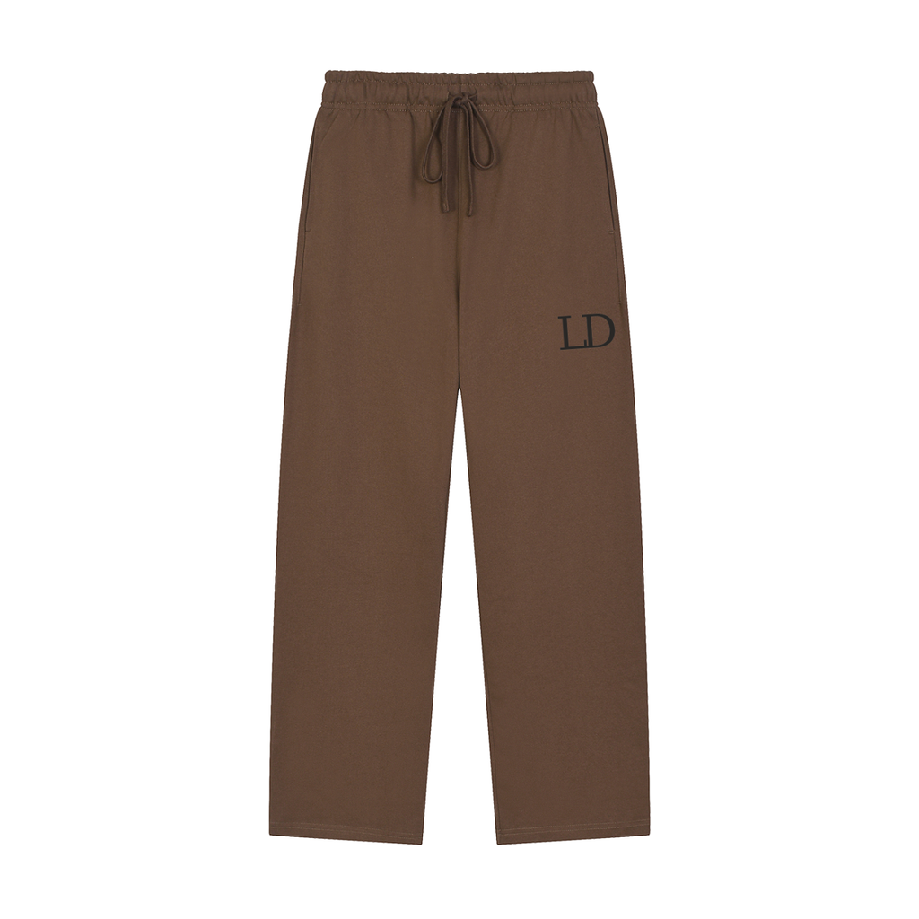 LD Minimal Straight-Leg Sweatpants