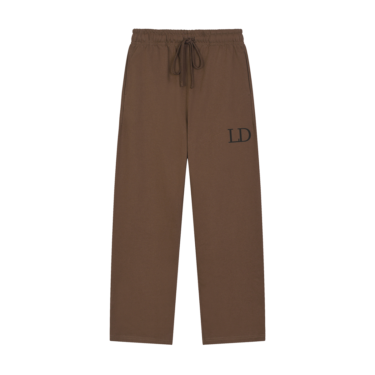 LD Minimal Straight-Leg Sweatpants