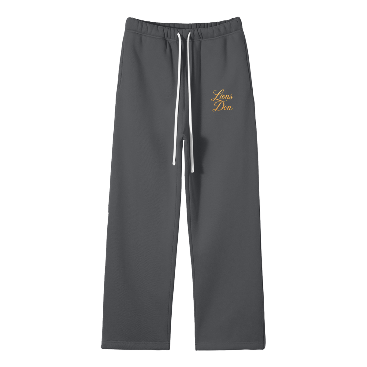 Lions Den Script Straight-Leg Fleece Pants