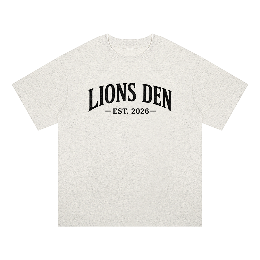 Lions Den Athletic Oversized Drop-Shoulder Tee