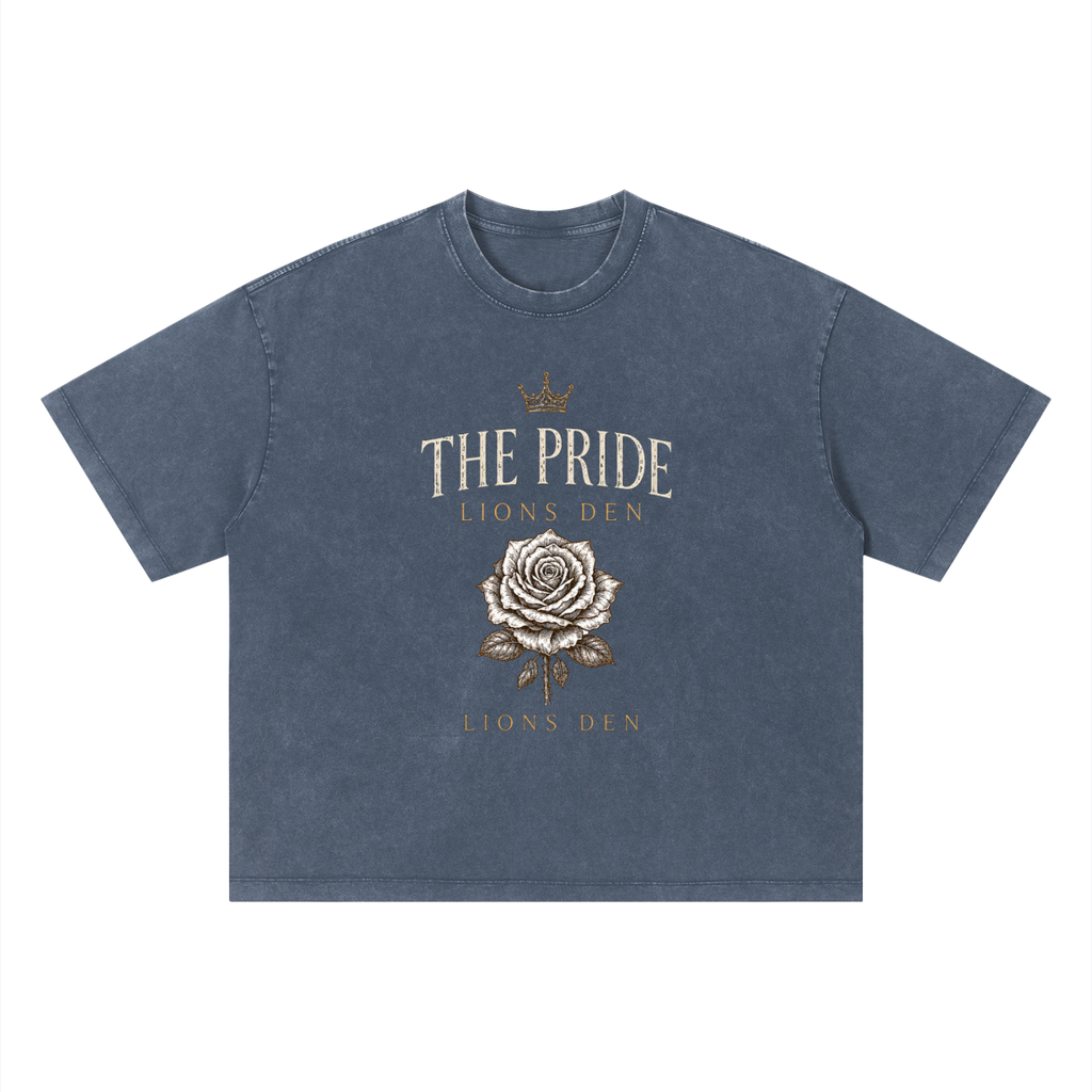 The Pride Rose Vintage-Wash Boxy Tee