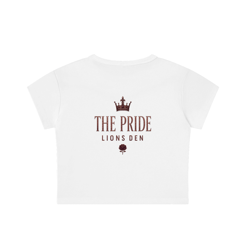 The Pride Rose Snow-Wash Crop Top