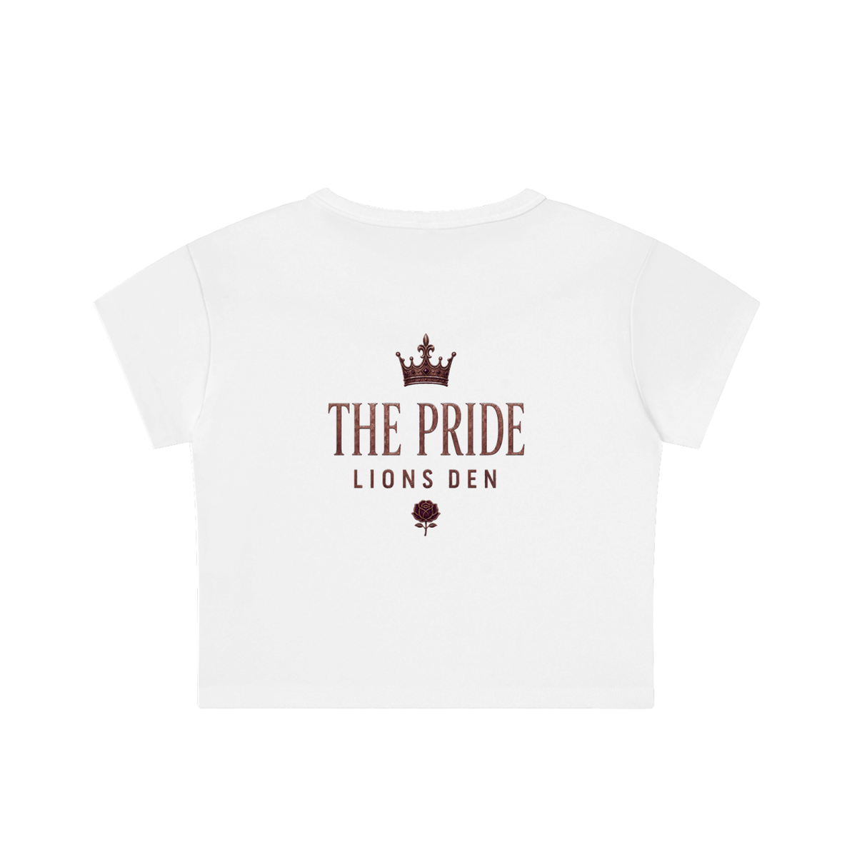 The Pride Rose Snow-Wash Crop Top