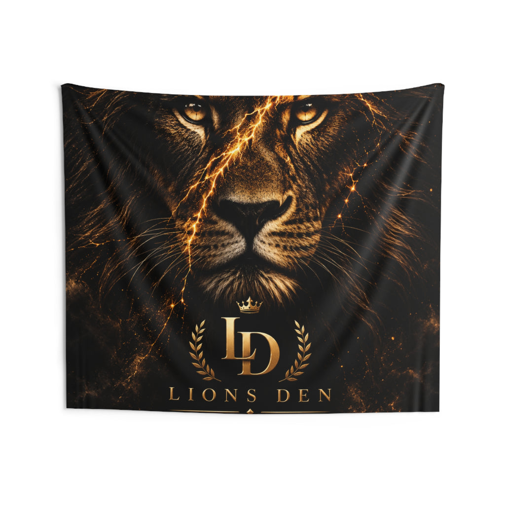 Lightning Lion Close-Up Stream Backdrop