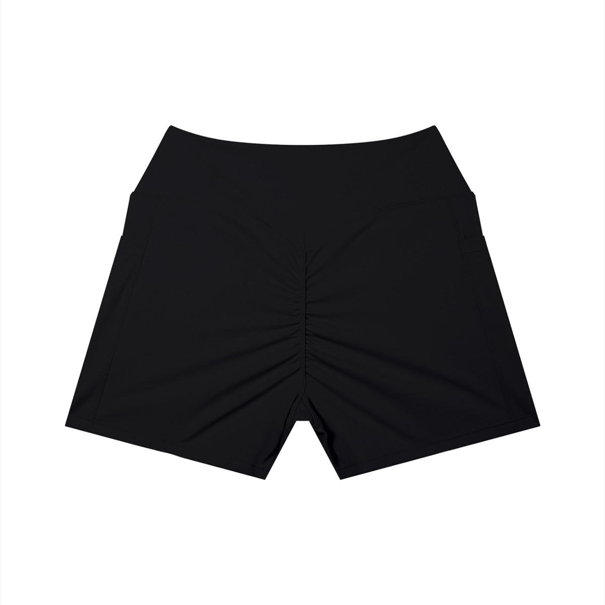 Fierce by Nature Women's High-Rise Pocket Yoga Shorts