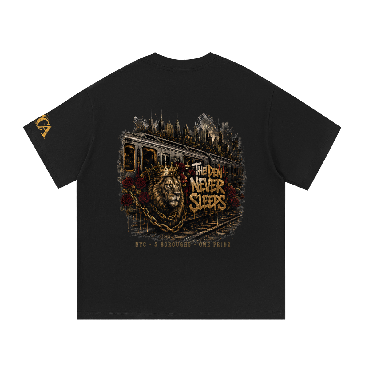 The Den Never Sleeps Subway Oversized Tee