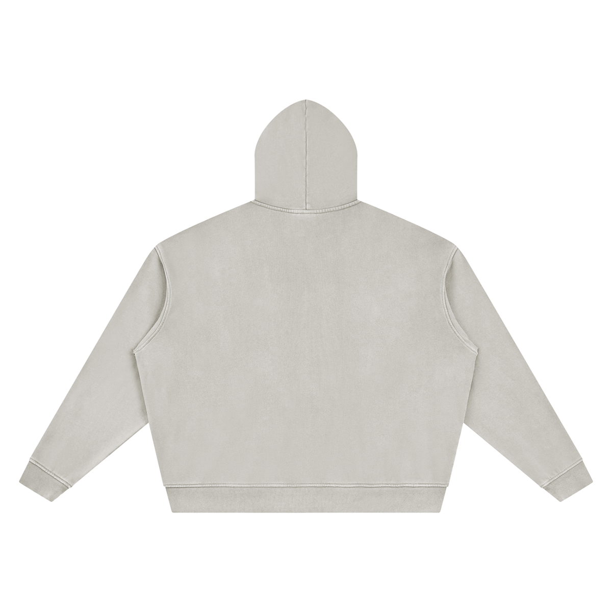 Crowned Rose Monogram Vintage-Wash Boxy Hoodie