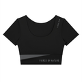 Fierce by Nature Lioness Paneled Crop Yoga Tee