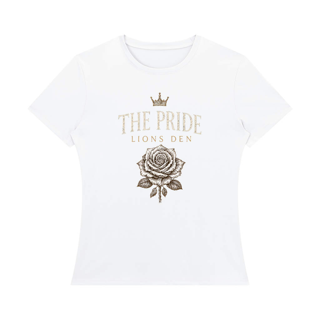 The Pride White Rose Women’s Regular-Fit Tee