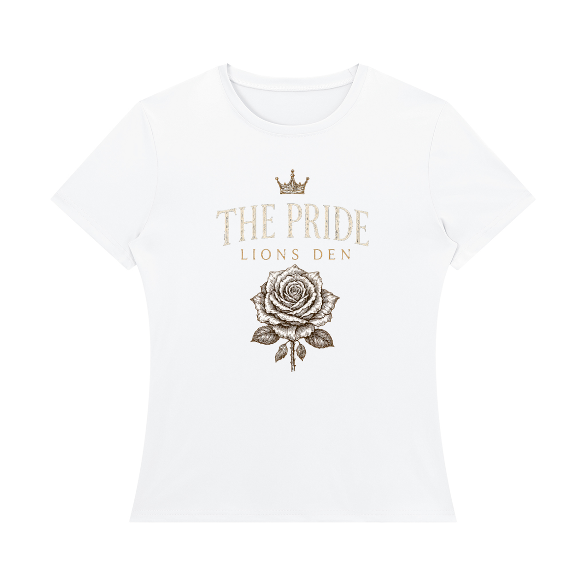 The Pride White Rose Women’s Regular-Fit Tee