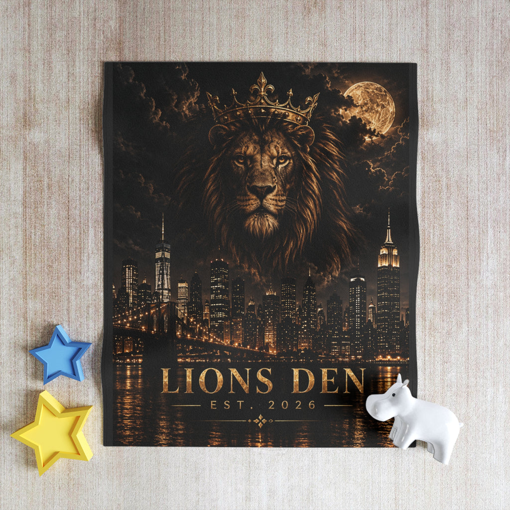 Crowned King NYC Throw Blanket