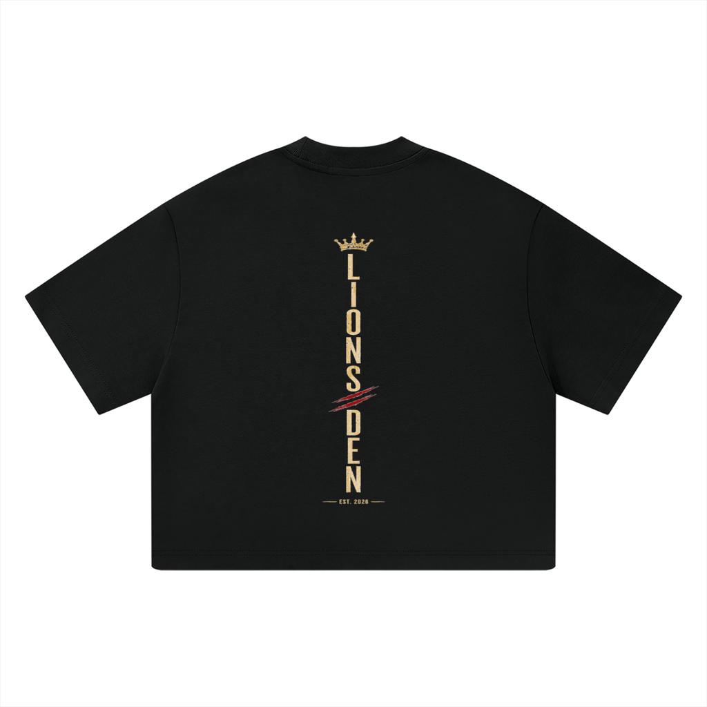 IKYF Vertical Lion Heavyweight Boxy Tee
