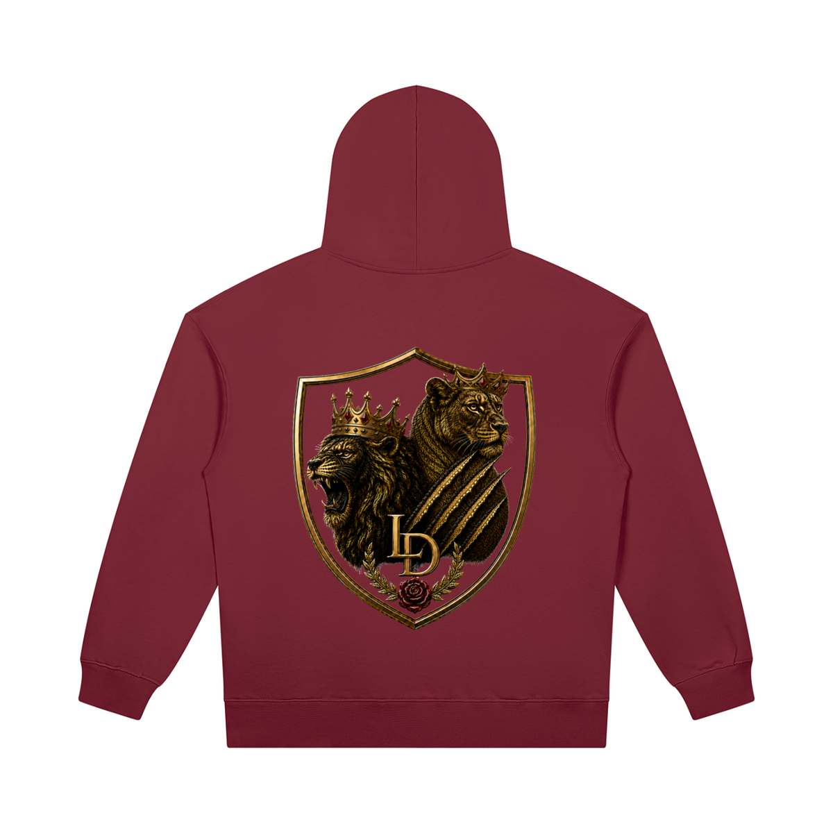 Twin Lion Scratch Shield Heavyweight Hoodie