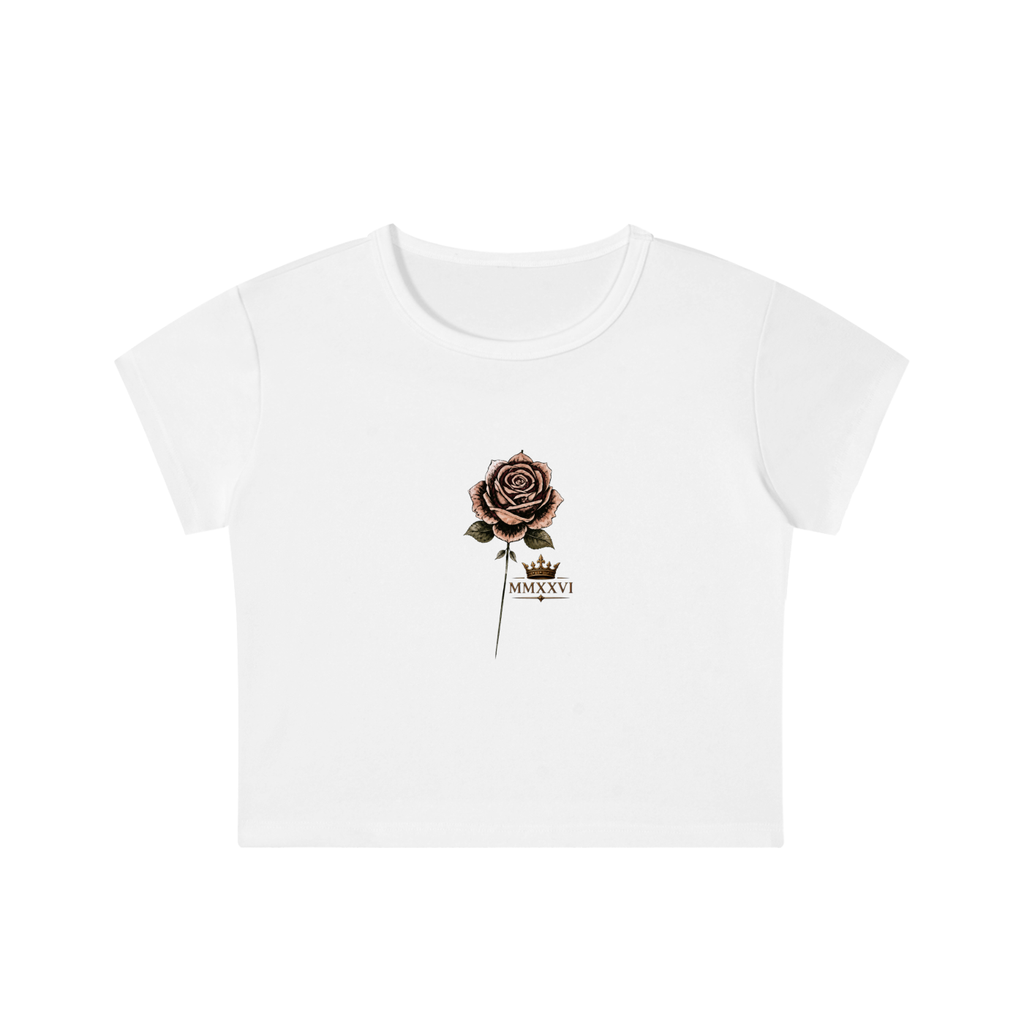 The Pride Rose Snow-Wash Crop Top