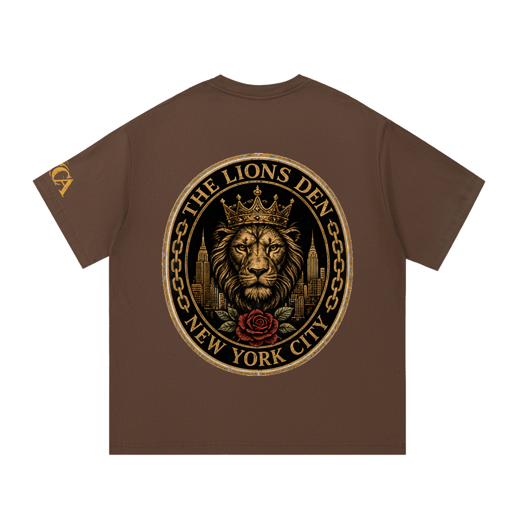 Lions Den New York City Emblem Oversized Tee