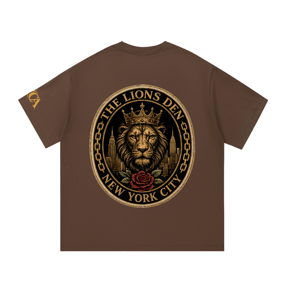 Lions Den New York City Emblem Oversized Tee
