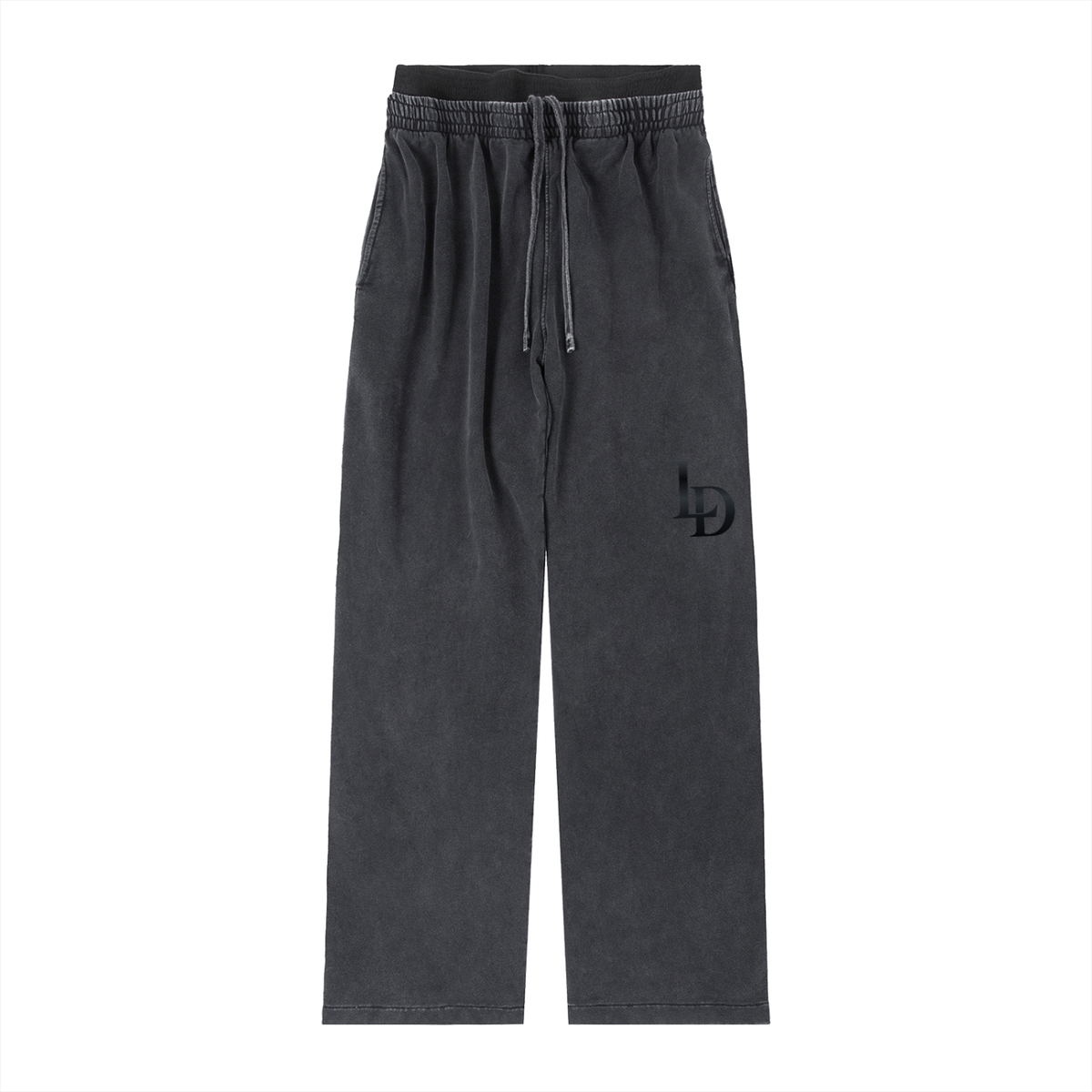 Tonal LD Double-Waist Vintage-Wash Pants
