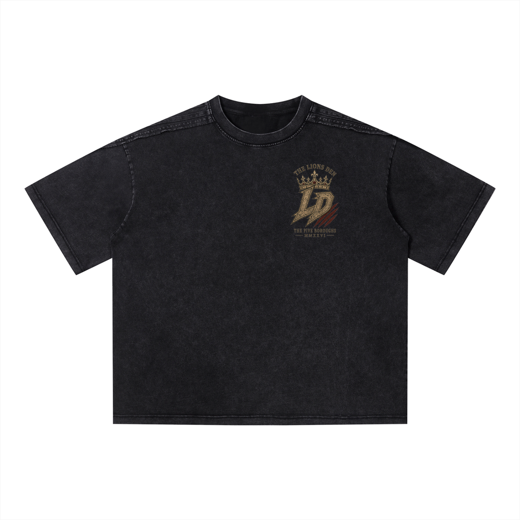 Vintage LD Monogram Vintage-Wash Boxy Tee