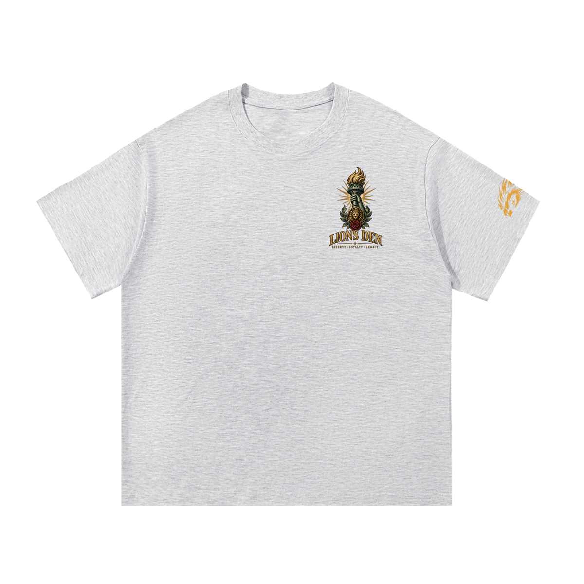 Crowned Lion Crest Essential Cotton Tee