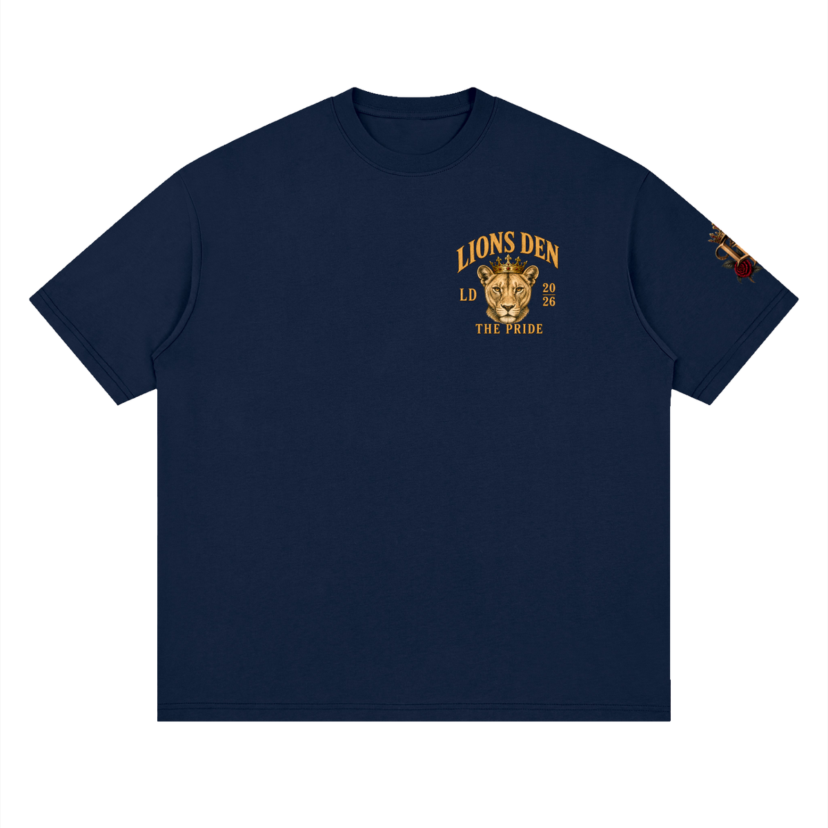Built for the Pride Lion Streetwear Drop-Shoulder Tee