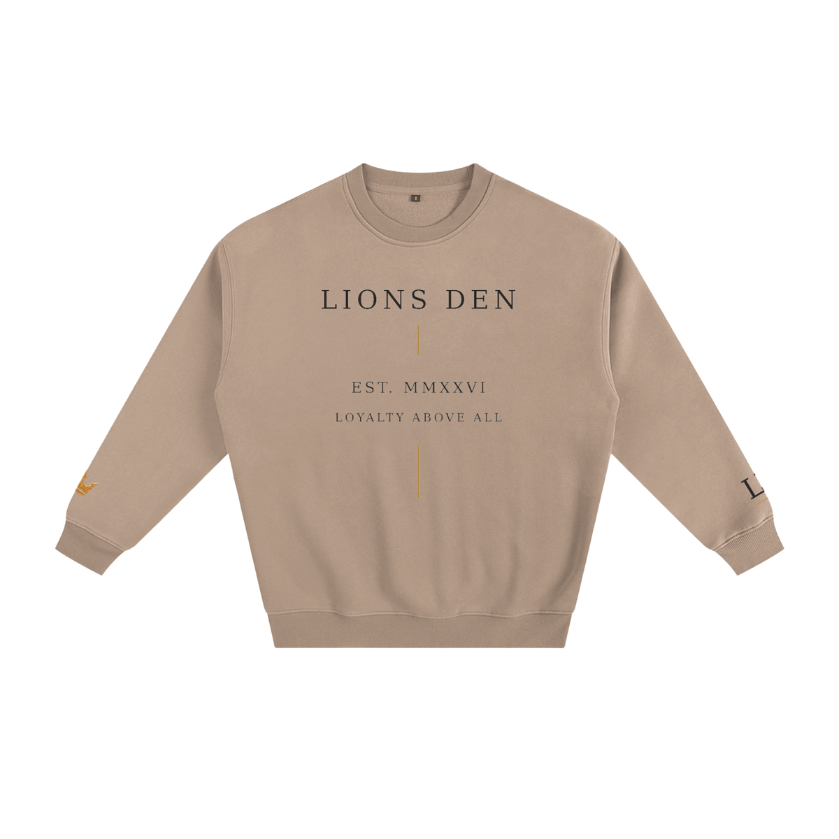 Loyalty Above All Vertical-Mark Fleece Crewneck